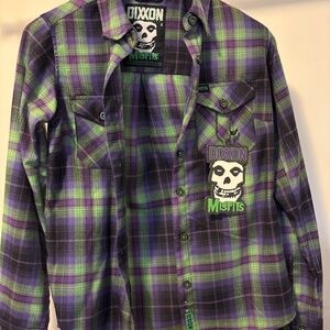 DIXXON x misfits flannel women’s small